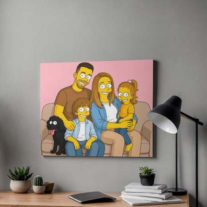 Cuadro caricatura Yellow