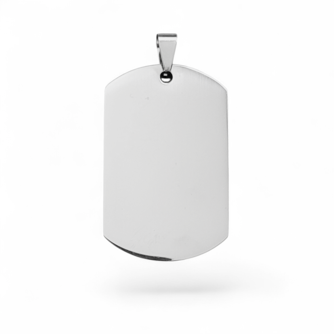 Placa militar pequeña de acero personalizable