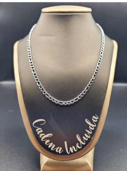 Placa militar pequeña de acero personalizable